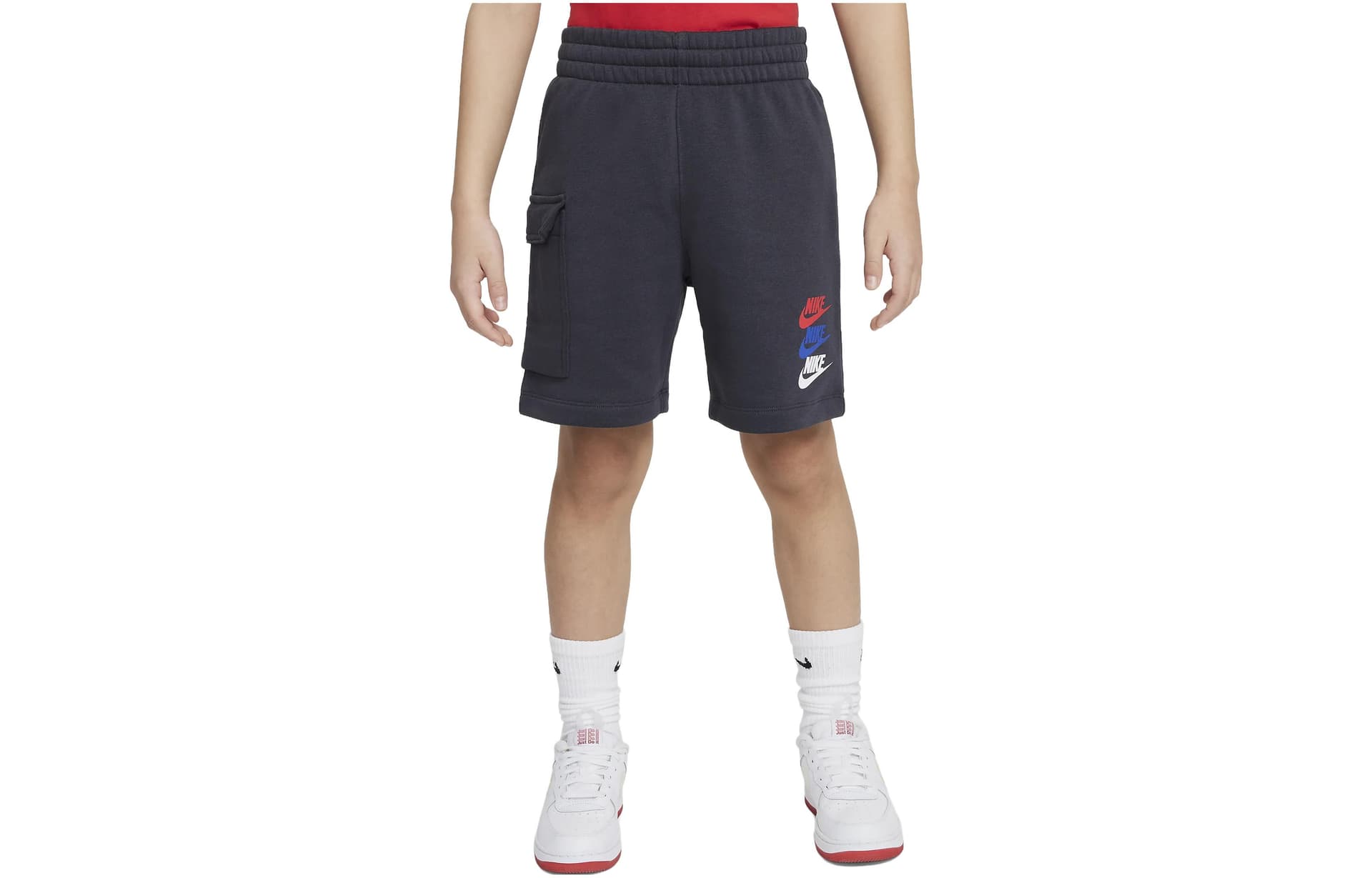 NIKE Темный дымчато-серый Kids Шорты - изображение 1