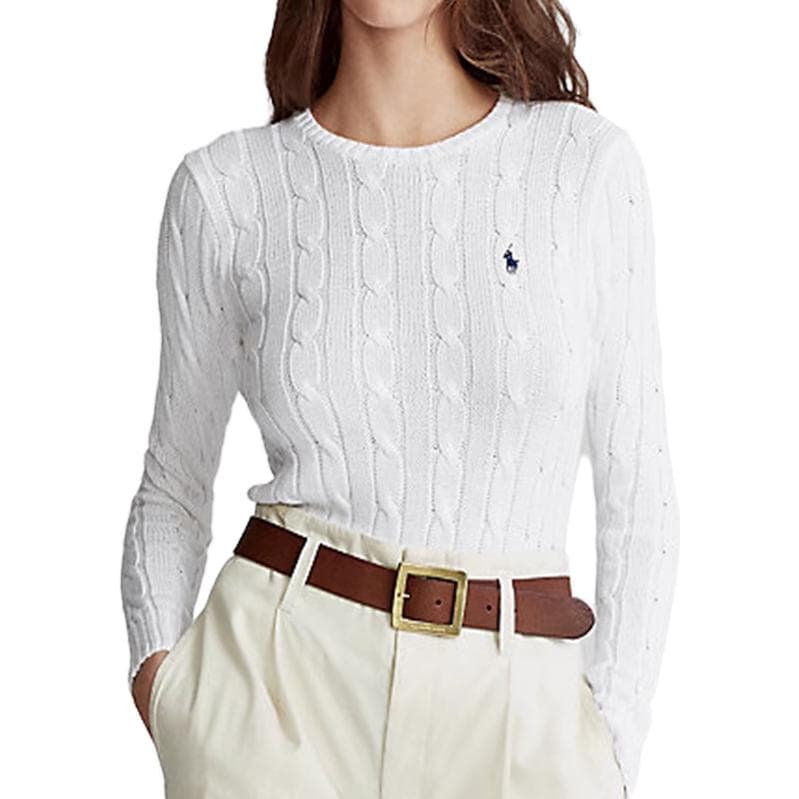 Кофта Polo Ralph Lauren SS23 Трикотаж Стандартный Размер Женский Белый - изображение 1