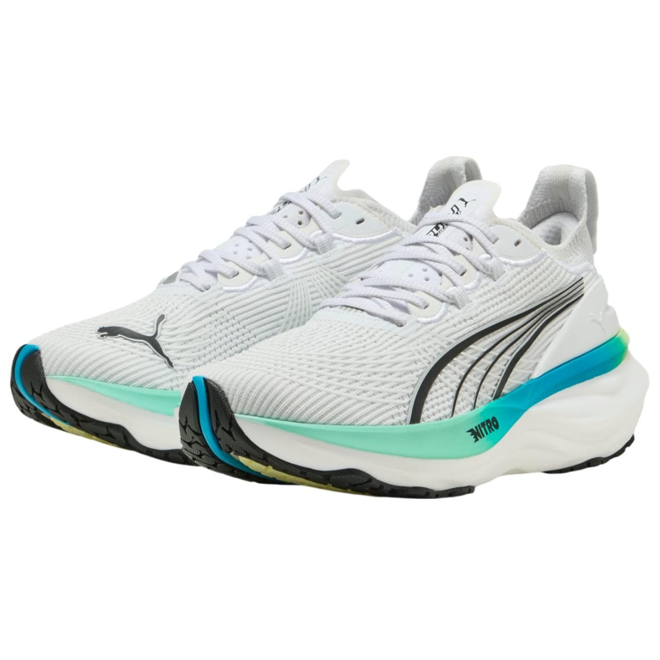 Кроссовки для бега PUMA ForeverRun NITRO™ II Износостойкие Дышащие Износостойкие Дышащие Низкие Беговые кроссовки Женские - изображение 3