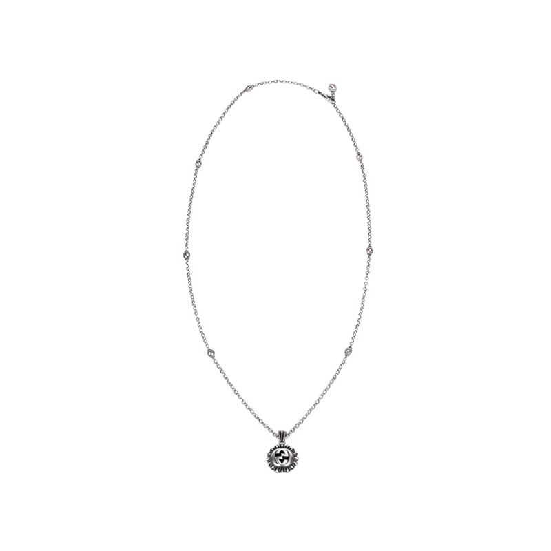 Ожерелье Gucci Interlocking G Necklace Silver - изображение 3