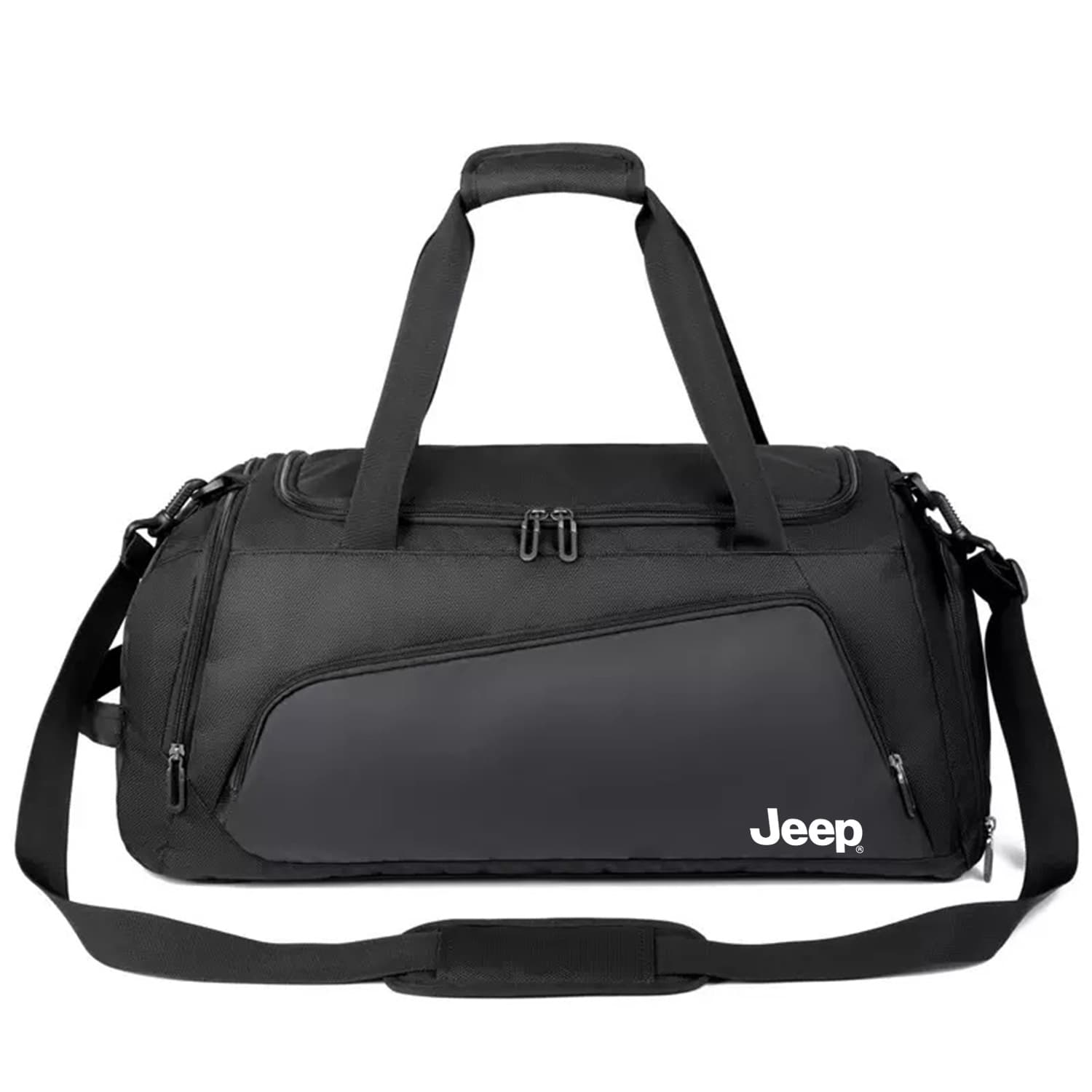 Спортивная сумка Jeep Oxford Спортивная Сумка Стандартная (Standard) Унисекс Черный Серый Зеленый - изображение 1