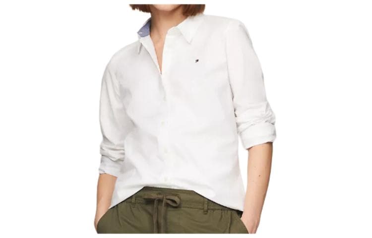Блузка Tommy Hilfiger Regular Fit Stretch Oxford Shirt Logo - изображение 1