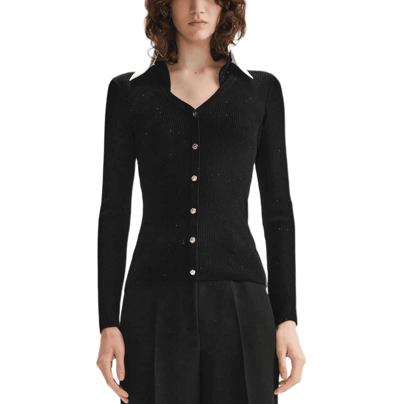 Кофта KARL LAGERFELD Трикотаж Женские Черный - изображение 1