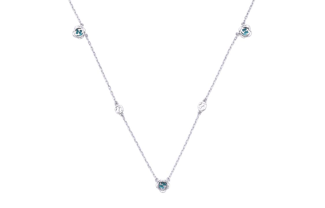 Ожерелье GUCCI Classic Double G Necklace Silver - изображение 1