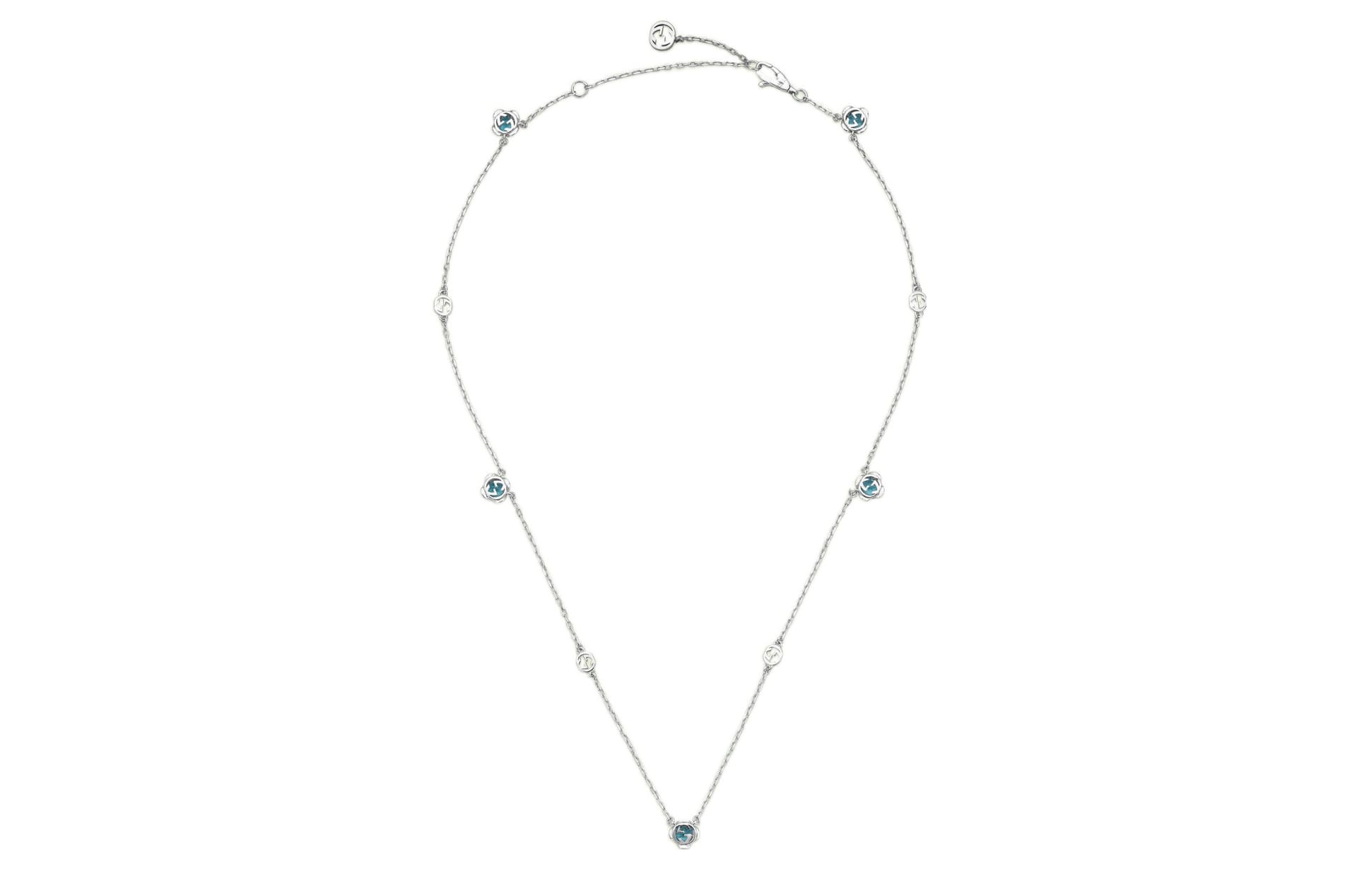 Ожерелье GUCCI Classic Double G Necklace Silver - изображение 3