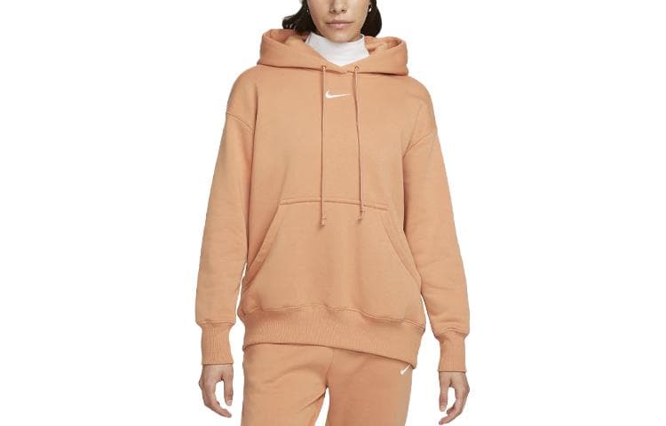 Кофта Nike Янтарно-коричневые Женские Свитшоты - изображение 1