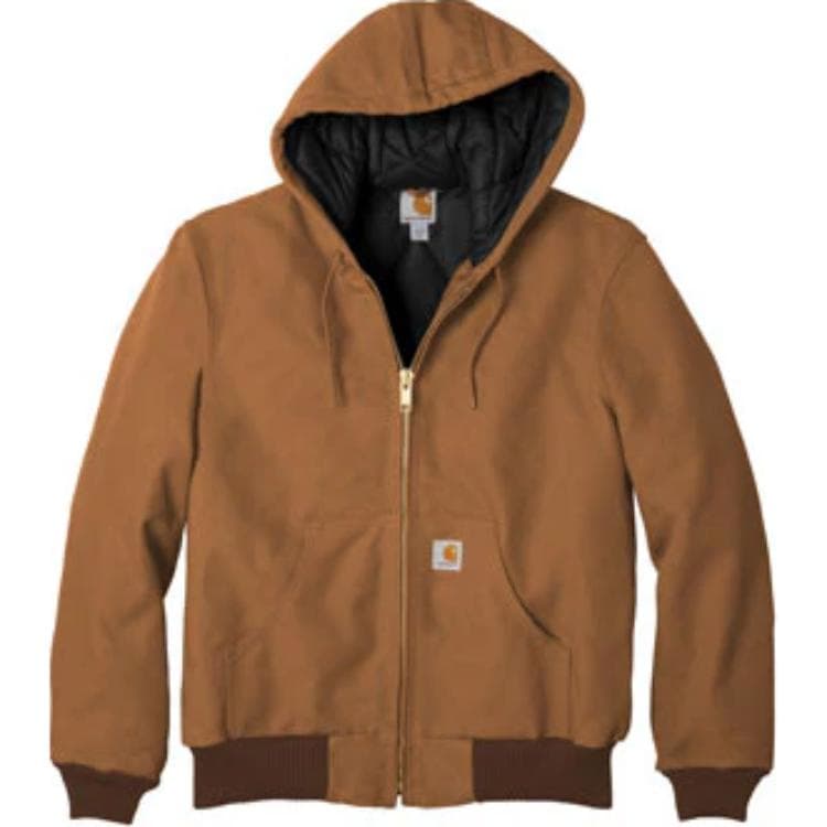 Куртка Carhartt 106673 FLANNEL-LINED ACTIVE JAC FIRM DUCK - 3 WARMEST RATING 3 LOOSE FIT - изображение 1