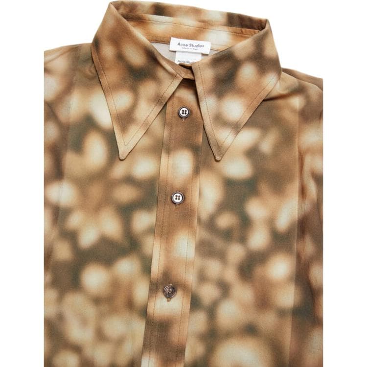 Блузка Acne Studios SS24 Print Shirt - изображение 4