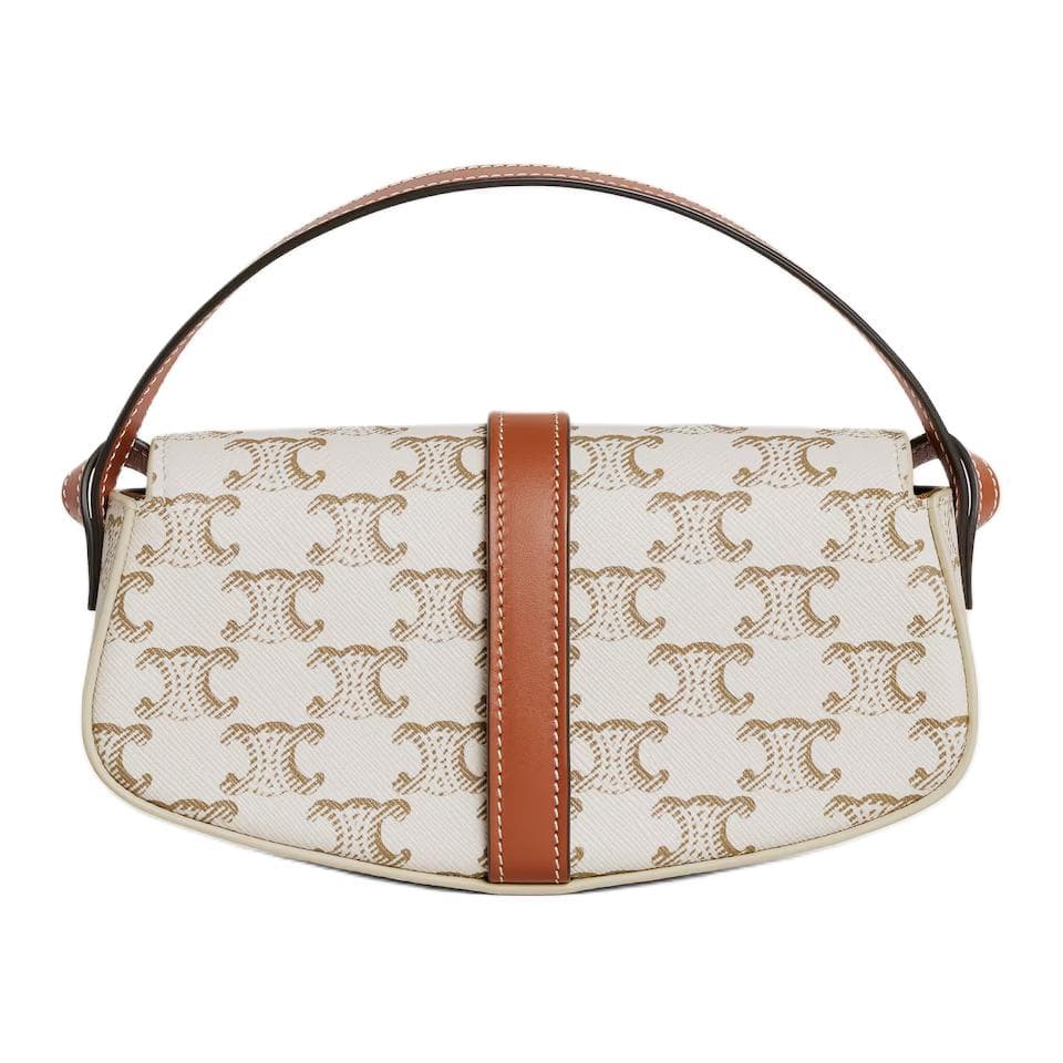 Сумка Celine Triomphe Canvas Mini White - изображение 4