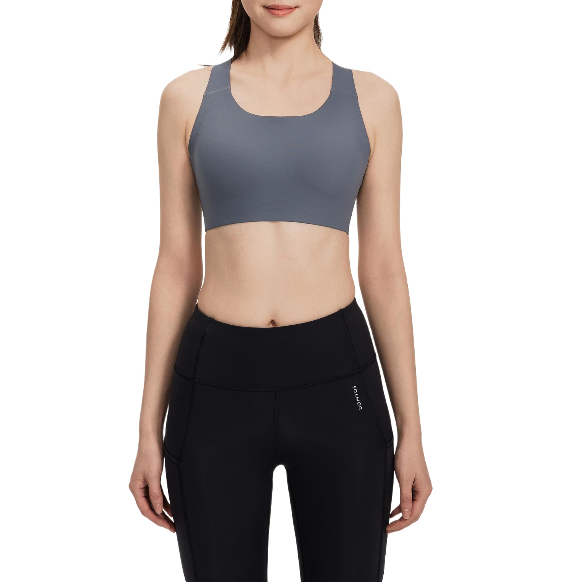 DECATHLON Спортивное белье Женское Асфальт Серый - изображение 1
