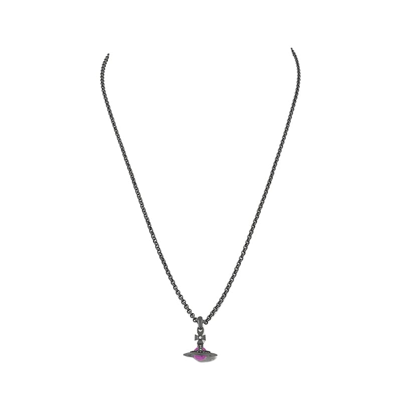 Ожерелье Vivienne Westwood New Petite Orb Necklace Gunmetal - изображение 2