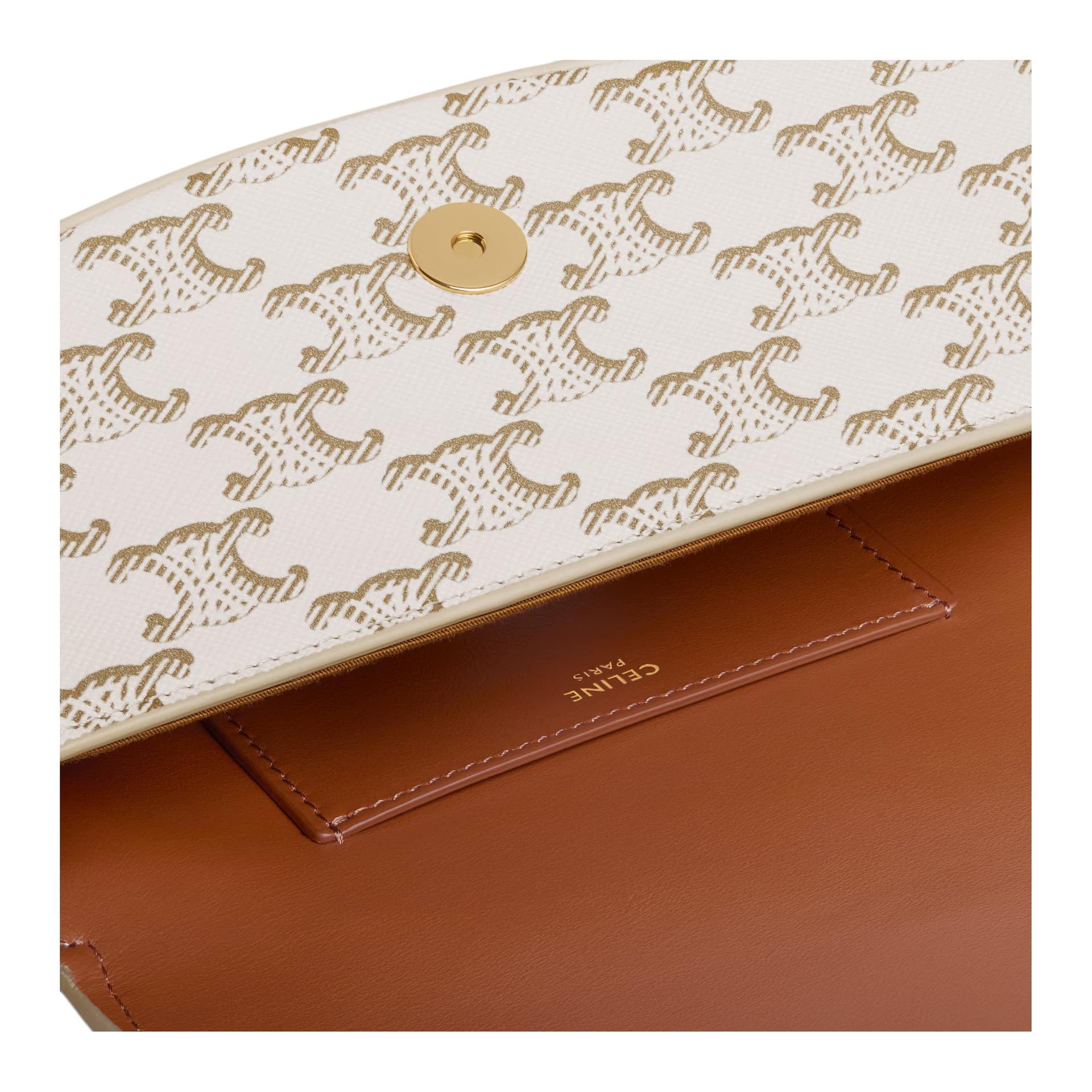 Сумка Celine Triomphe Canvas Mini White - изображение 6