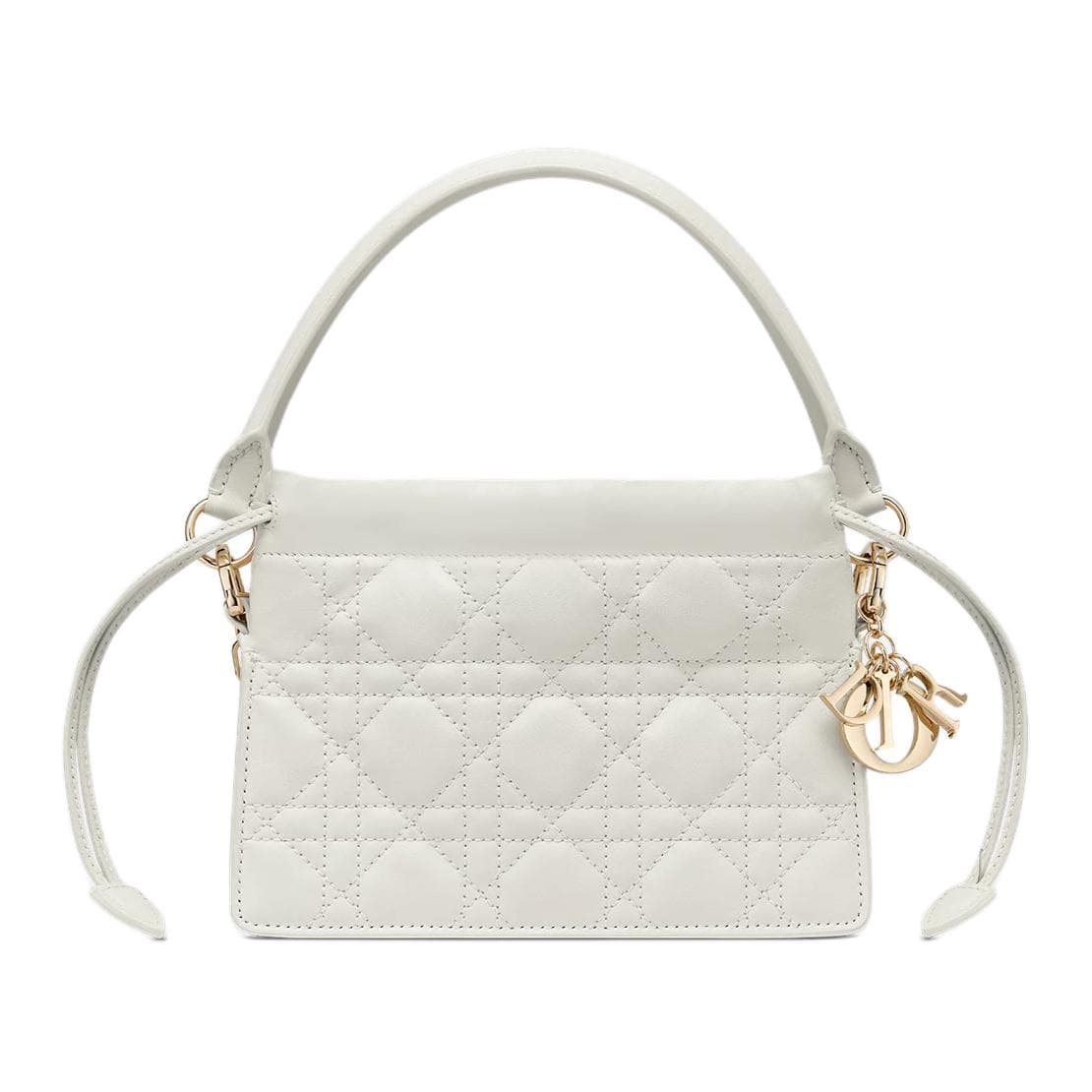 Сумка Dior Lady Dior Mini White — фото 4