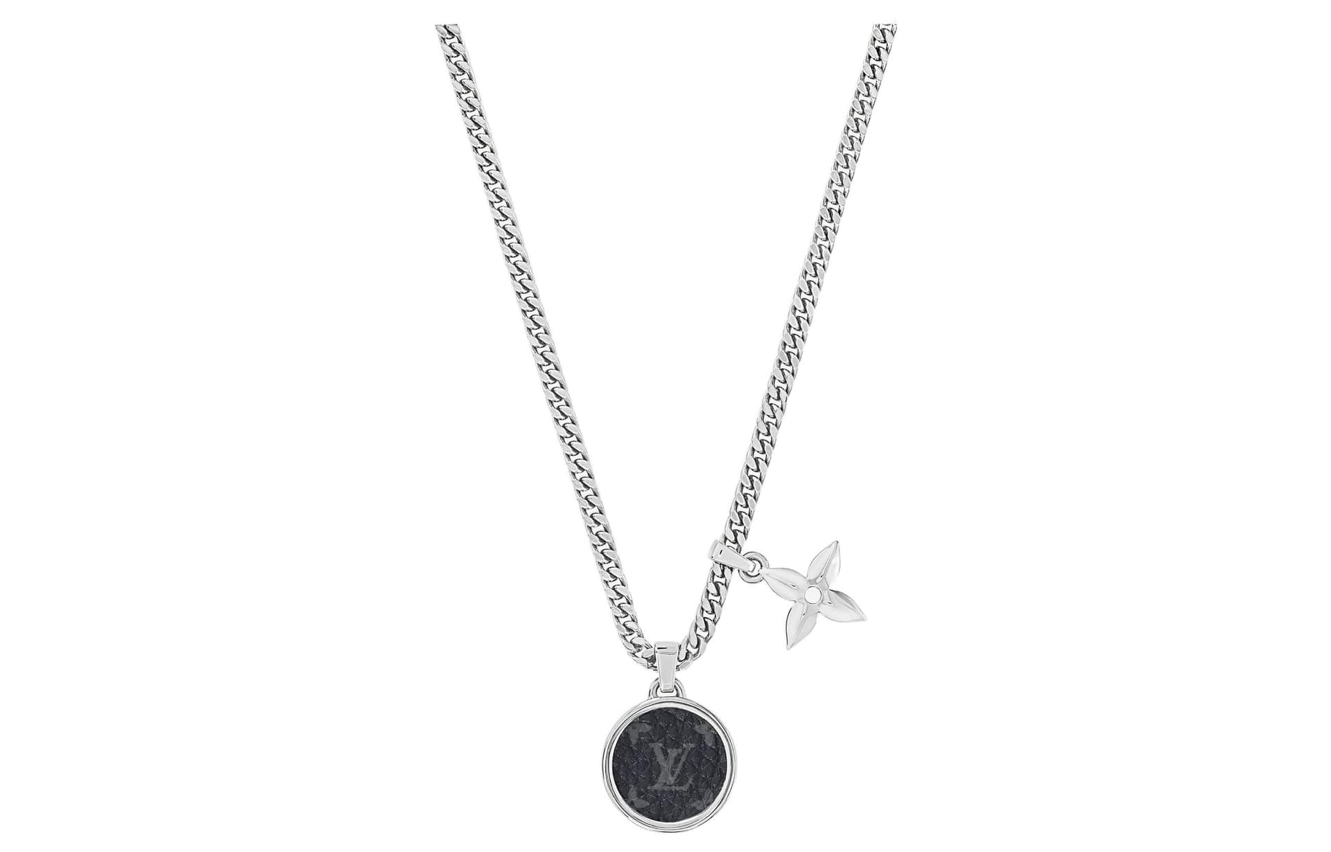 Ожерелье Louis Vuitton Monogram Eclipse Necklace - изображение 1