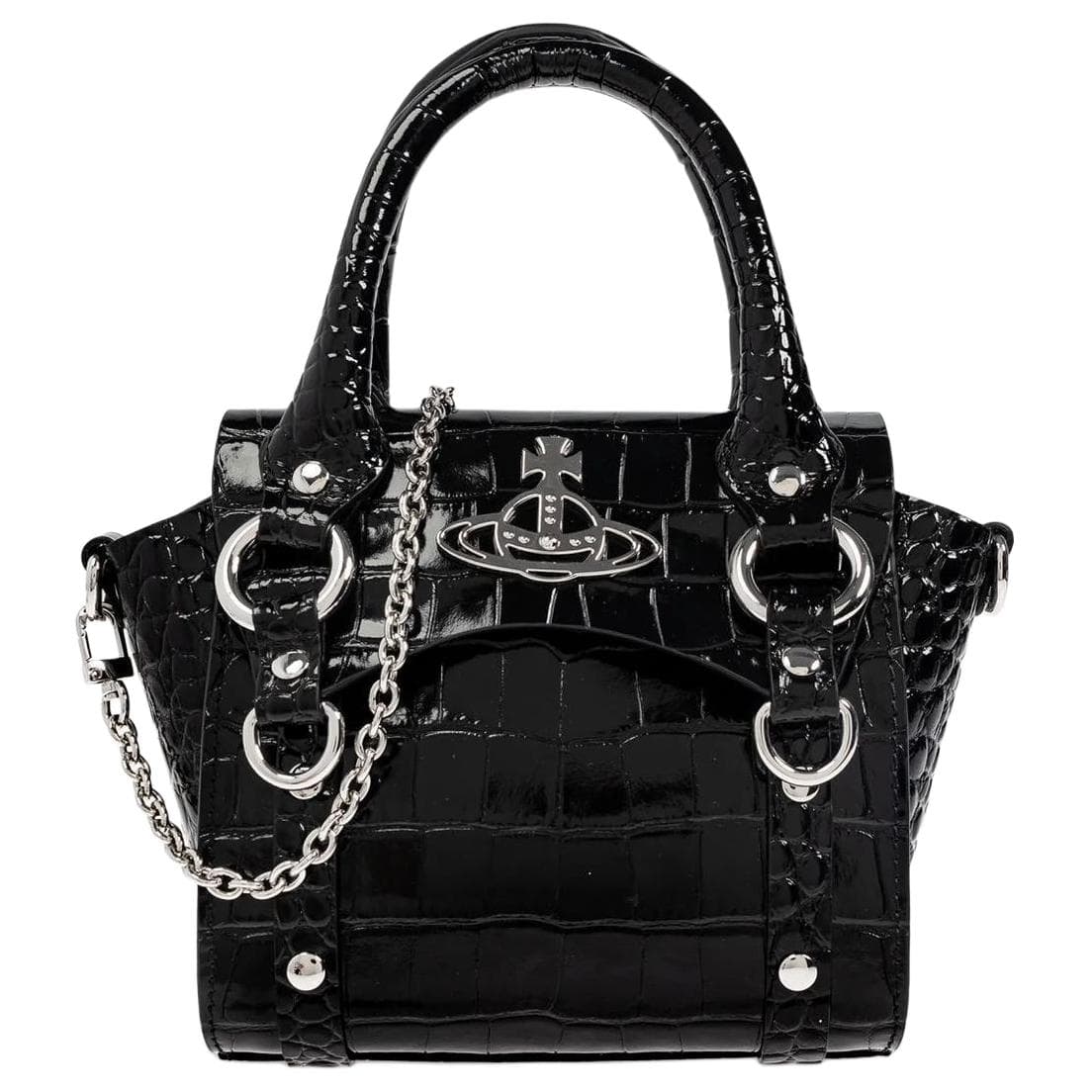 Сумка Vivienne Westwood Classic Saturn Logo Mini Handbag - изображение 1