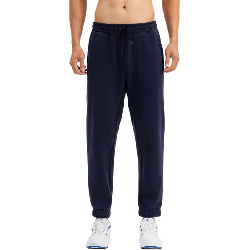 Штаны DECATHLON Вязаные тренировочные брюки мужские синие черные - изображение 1