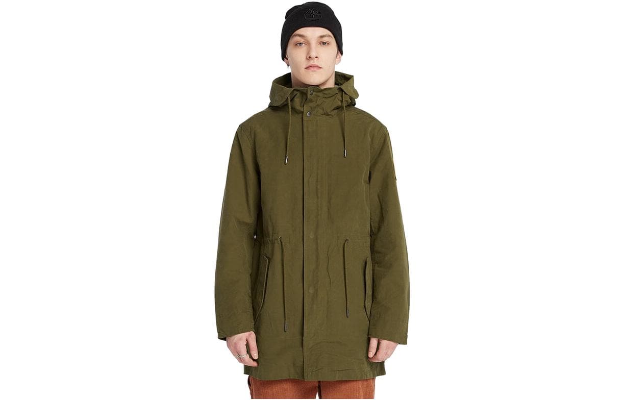 Куртка Timberland PARKA Пальто Мужское Темно-оливково-зеленый - изображение 1