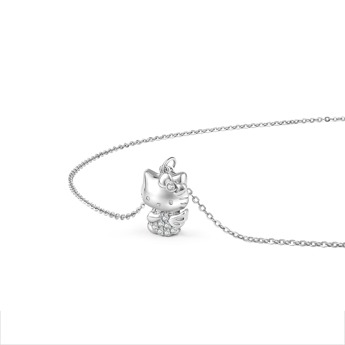 Ожерелье Sanrio Hello Kitty Синтетический кубический цирконий Медные Цепочки и Ожерелья Женские - изображение 3