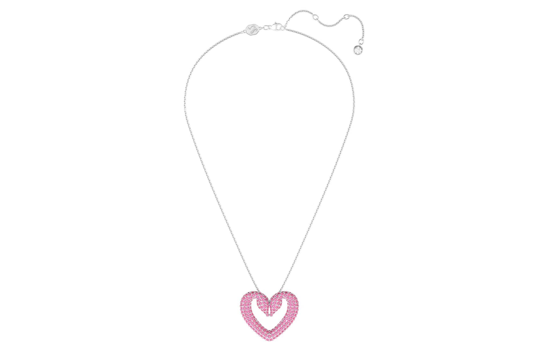 Ожерелье Swarovski Una Heart Pendant Pink - изображение 2