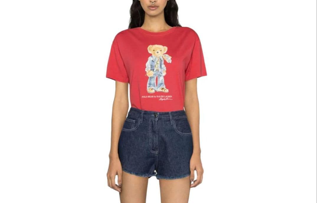 Футболка Polo Ralph Lauren SS23 T Рубашка Женская Красная - изображение 1