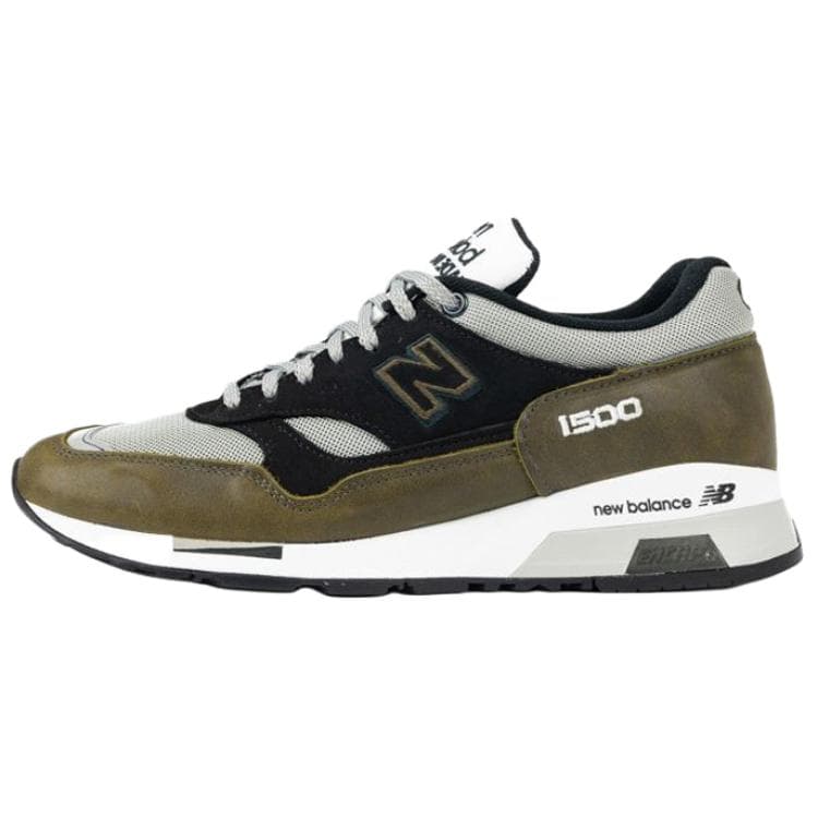 Кроссовки для бега New Balance NB 1500 Устойчивые к истиранию Низкие Беговые кроссовки Мужские Зеленые Черные - изображение 1