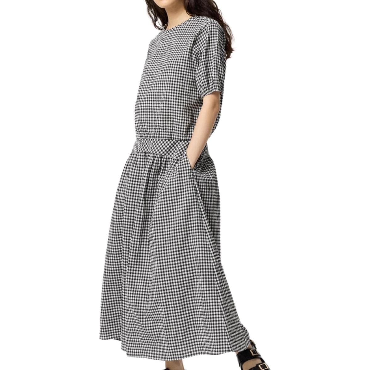 Юбка UNIQLO Повседневная длинная юбка женская черная - изображение 1