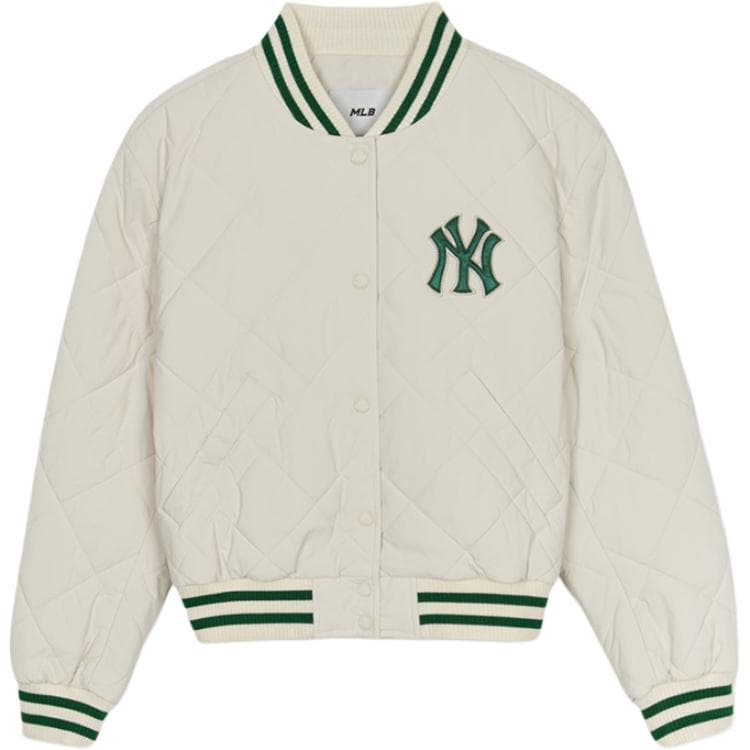 Куртка mlb Varsity New York Yankees Куртка Женские Темный крем - изображение 1