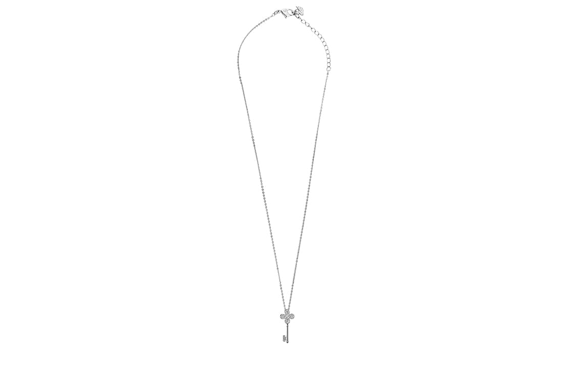 Ожерелье Swarovski Key Clover Pendant Necklace Silver - изображение 3