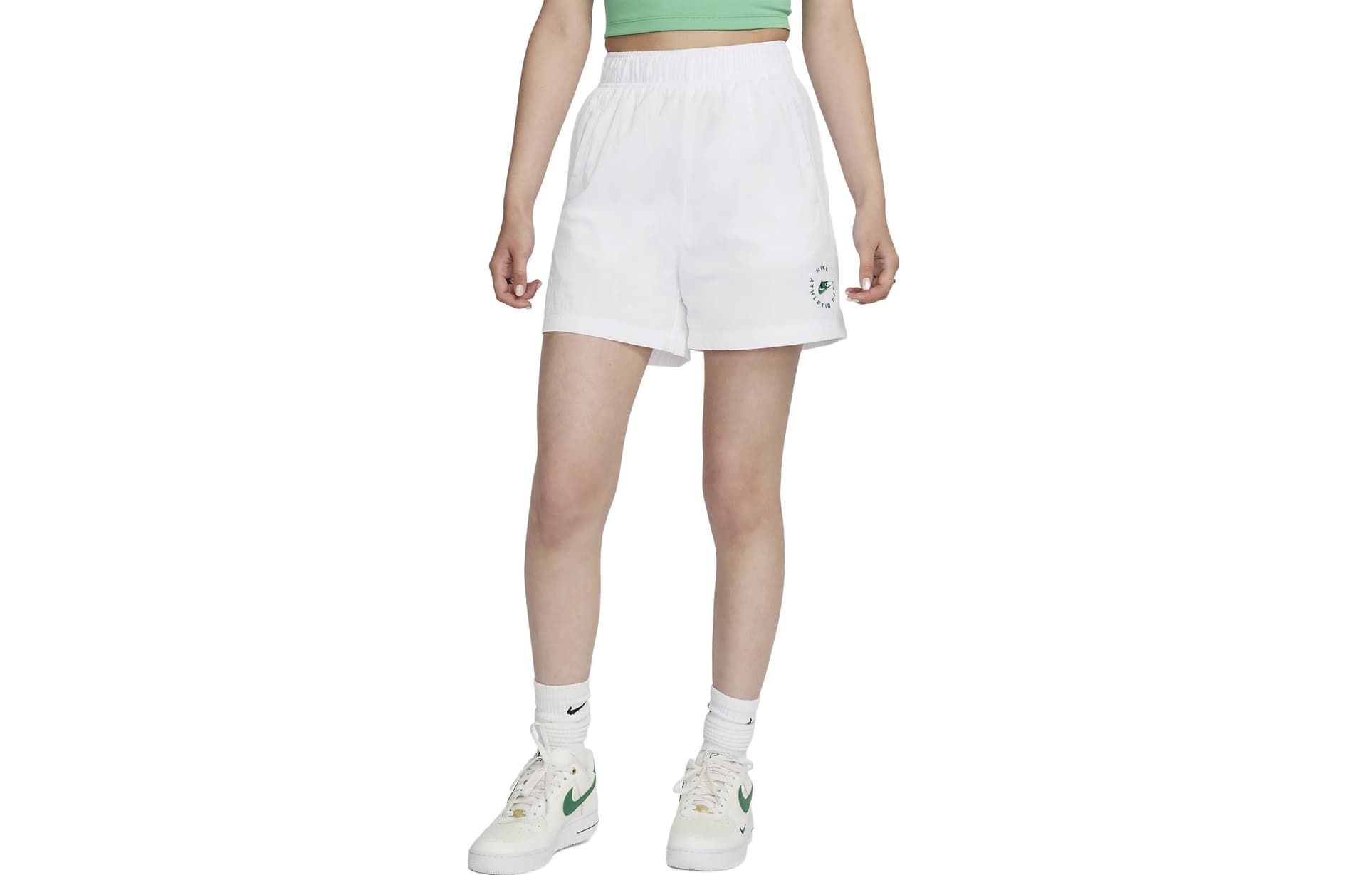 Шорты NIKE Белые Женские Повседневные Шорты - изображение 1