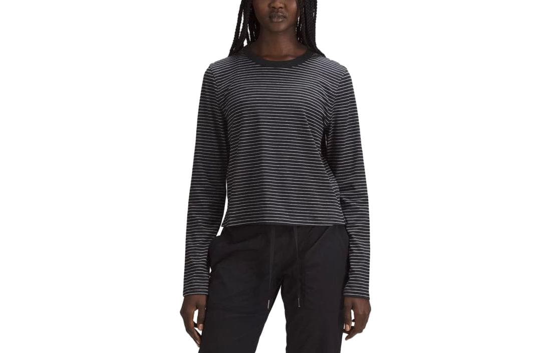 Кофта lululemon Classic-Fit Cotton-Blend Long-Sleeve Shirt T - изображение 1