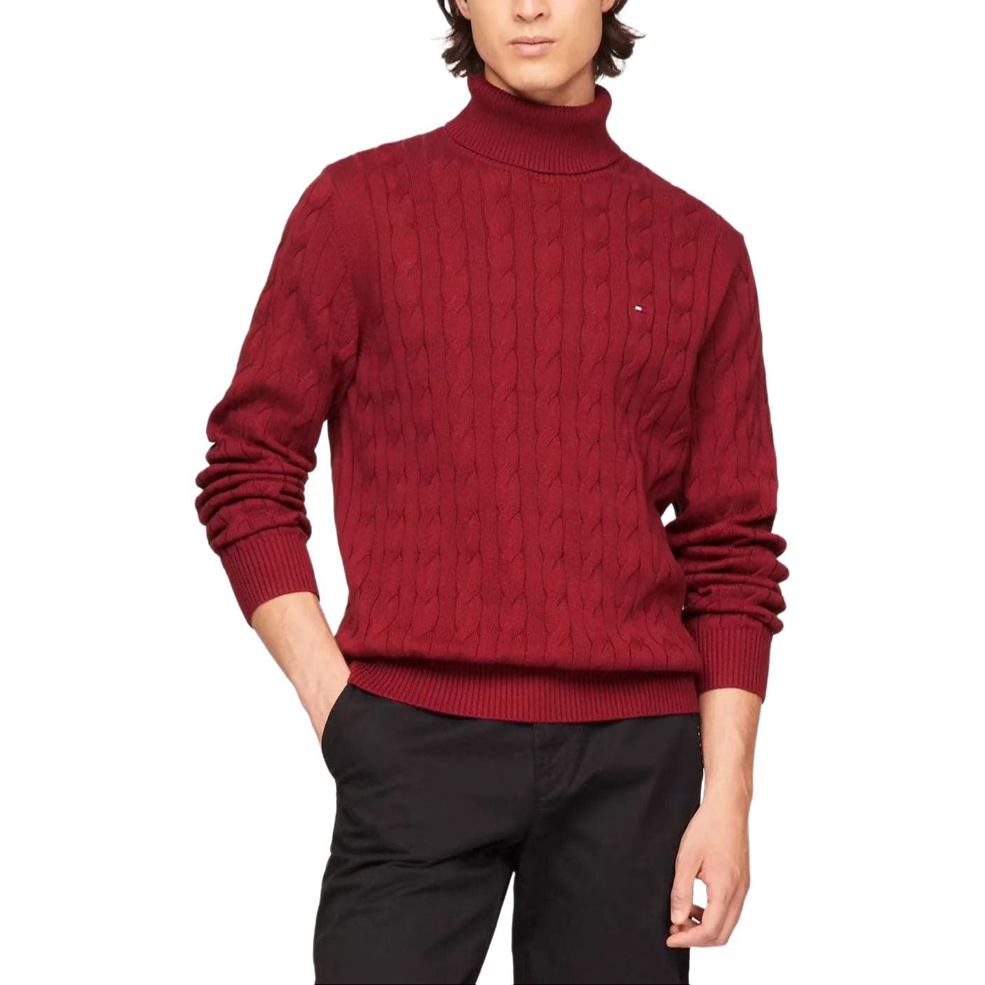 Tommy Hilfiger Трикотаж Мужской Красный - изображение 1