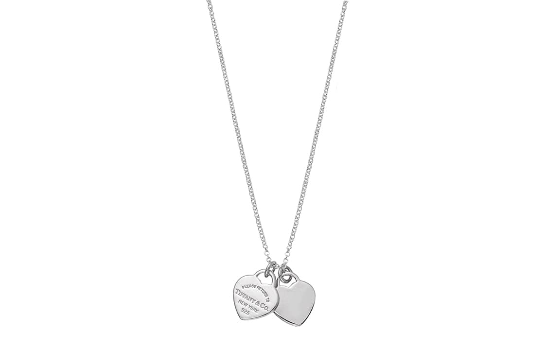 Ожерелье Tiffany & Co. Return to Tiffany Mini Double Heart Pendant Necklace - изображение 1