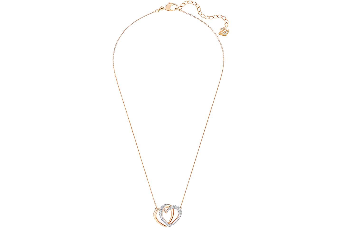 Ожерелье Swarovski Heart to Heart Necklace Rose Gold - изображение 2