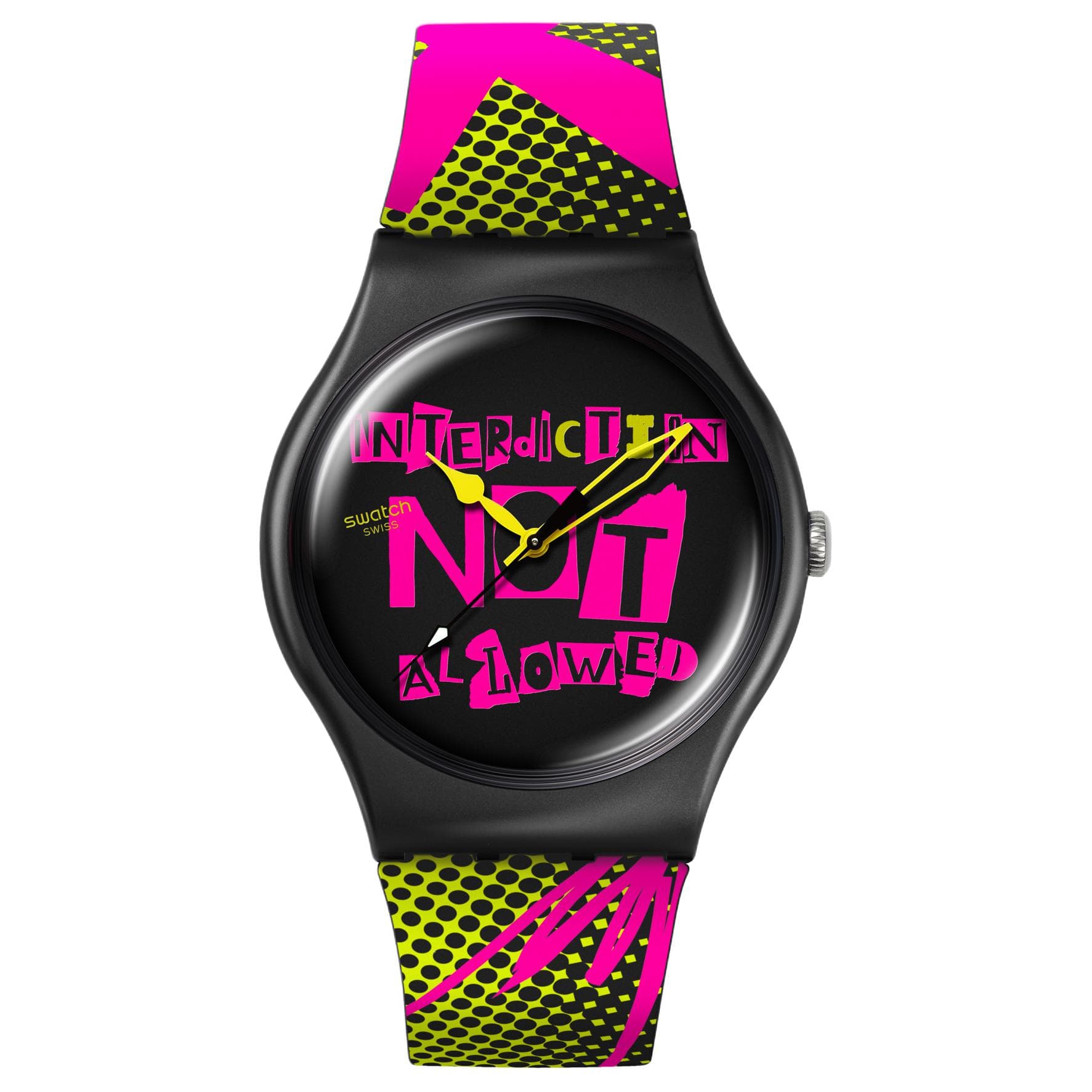 Часы SWATCH NO RULES Кварцевый механизм водонепроницаемость 30 м унисекс часы 41 мм черный циферблат - изображение 1