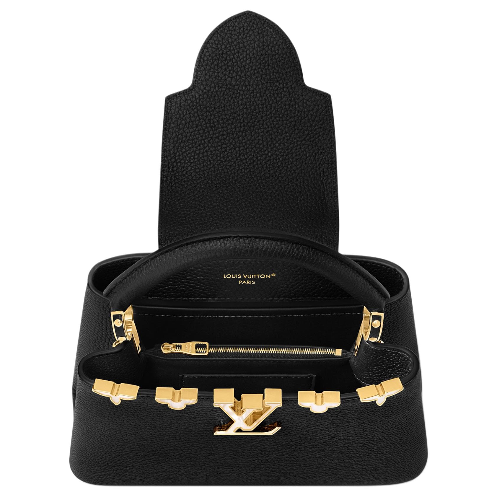 Сумка Louis Vuitton Capucines BB Black - изображение 3