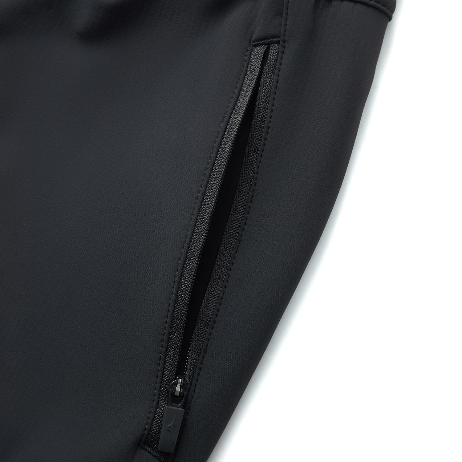 Штаны Mizuno Essential Carbon Gray Мужские ветрозащитные штаны - изображение 5