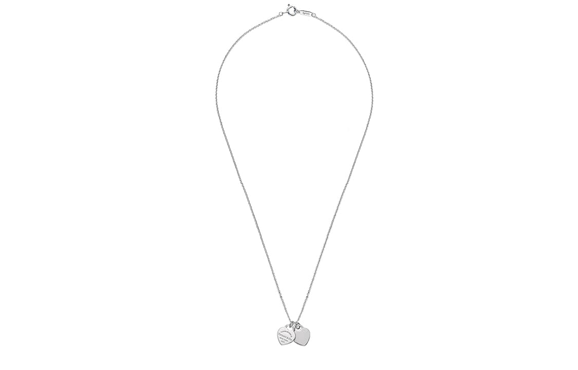 Ожерелье Tiffany & Co. Return to Tiffany Mini Double Heart Pendant Necklace - изображение 3