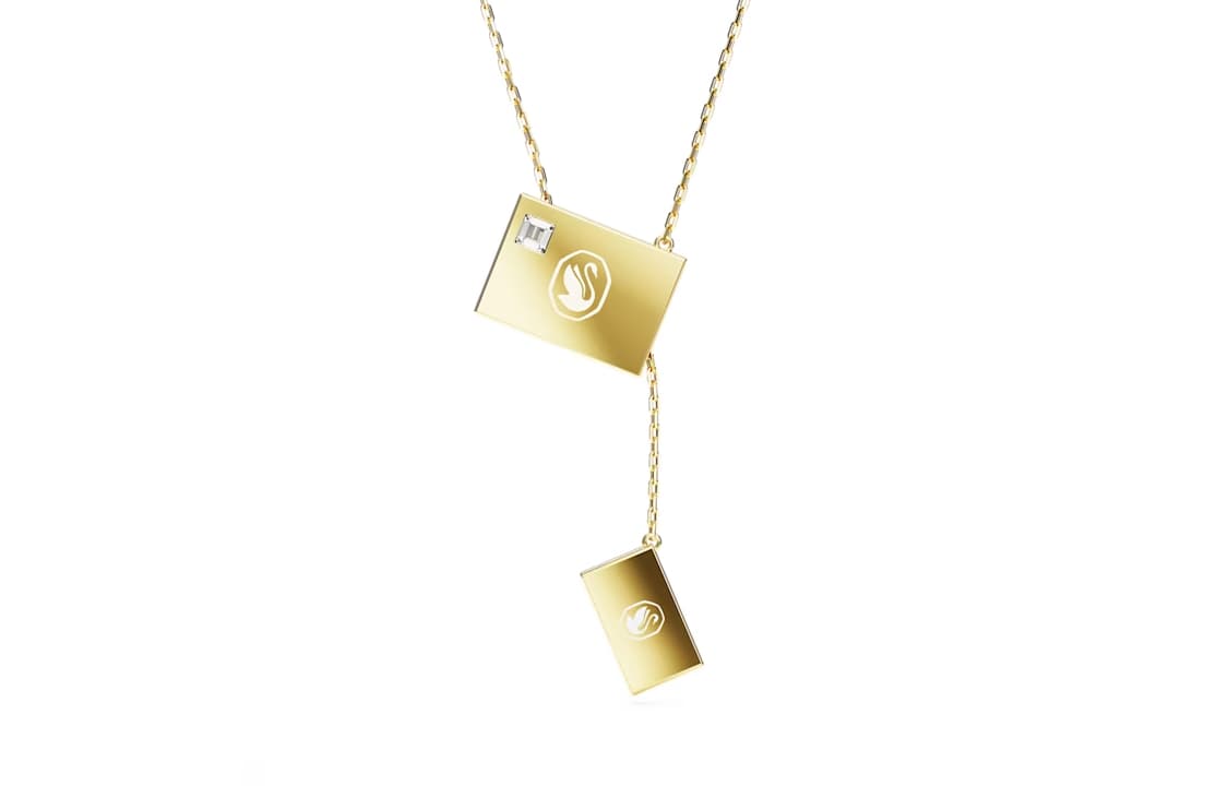 Ожерелье Swarovski Letra Ожерелья Унисекс Золото - изображение 3