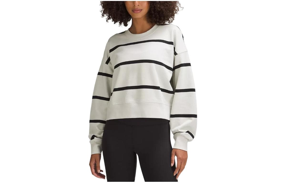 Худи lululemon Perfectly Oversized Cropped Crew - изображение 1