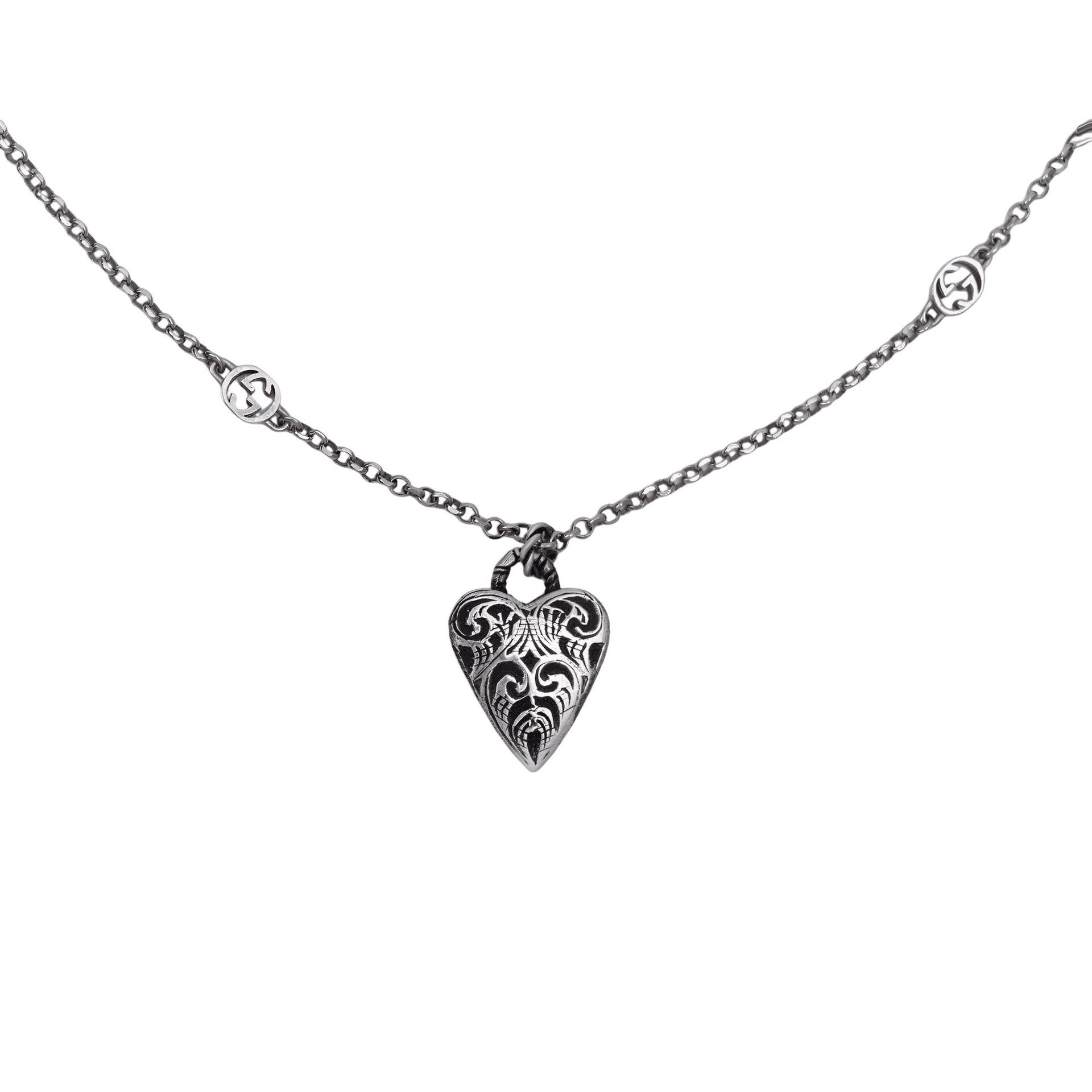 Ожерелье GUCCI Necklace Silver - изображение 1