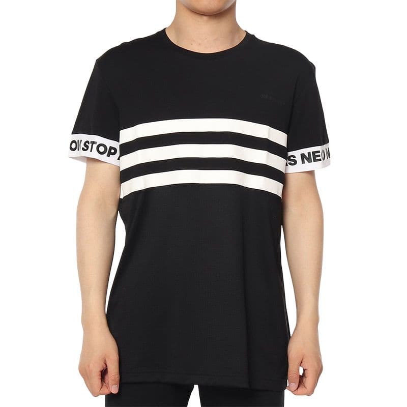 Футболка Adidas Neo Черные Мужские T-рубашки - изображение 1
