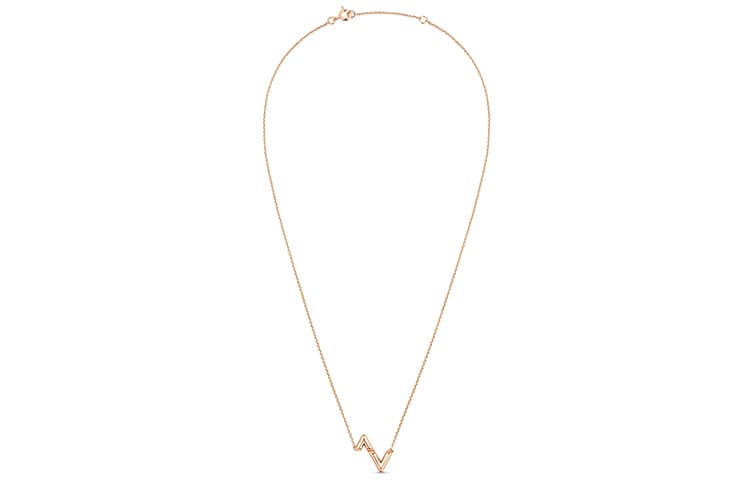 Ожерелье Louis Vuitton Volt 18K Necklace Pink - изображение 2
