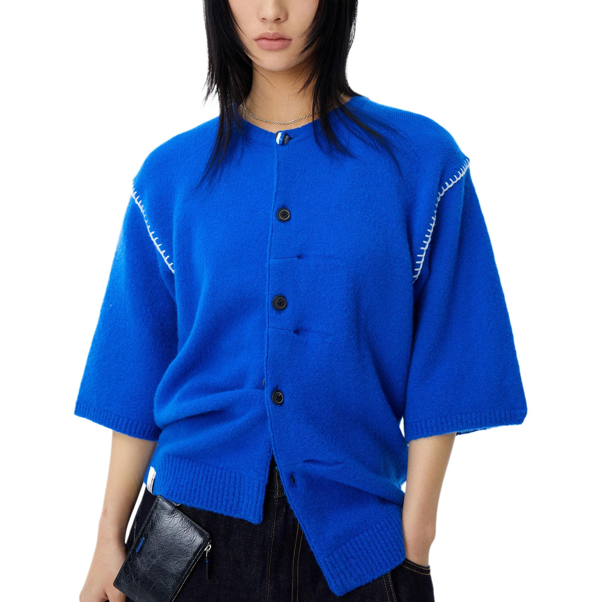 Кофта ADER ERROR Трикотаж Женский Синий - изображение 1