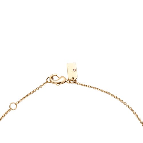 Ожерелье COACH Pearl Pendant Necklace Gold - изображение 4