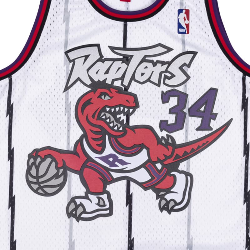 Баскетбольная майка Mitchell & Ness NBA Raptors Oakley 34 Home Jersey 98-99 - изображение 4