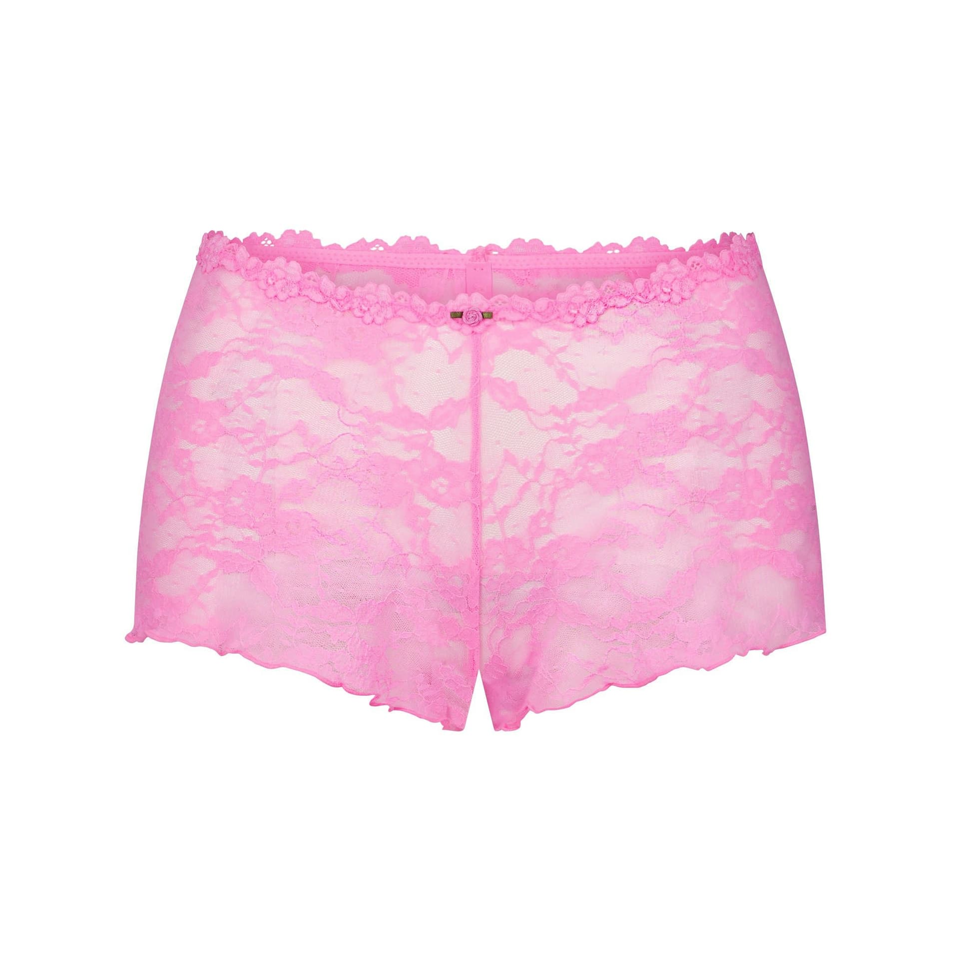 Трусы SKIMS SS25 STRETCHLACE Треугольник CAMI и Короткий Набор волшебных цветов Нижнее белье Набор волшебных цветов Женский - изображение 3