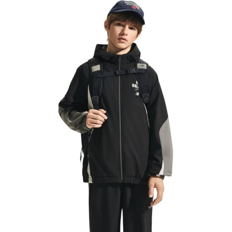 New Balance Черные Детские Куртки - изображение 1