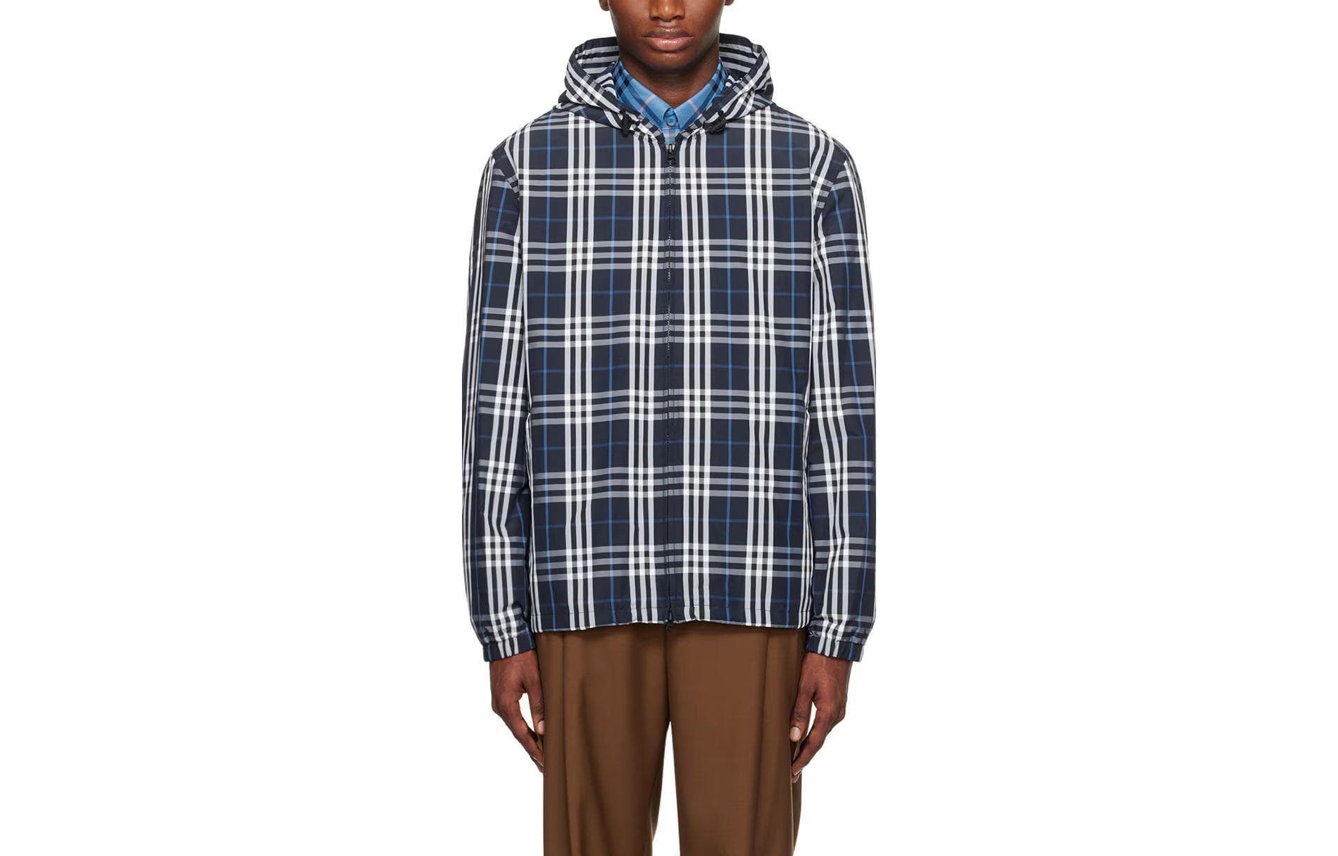 Куртка Burberry Hooded Jacket Navy - изображение 1