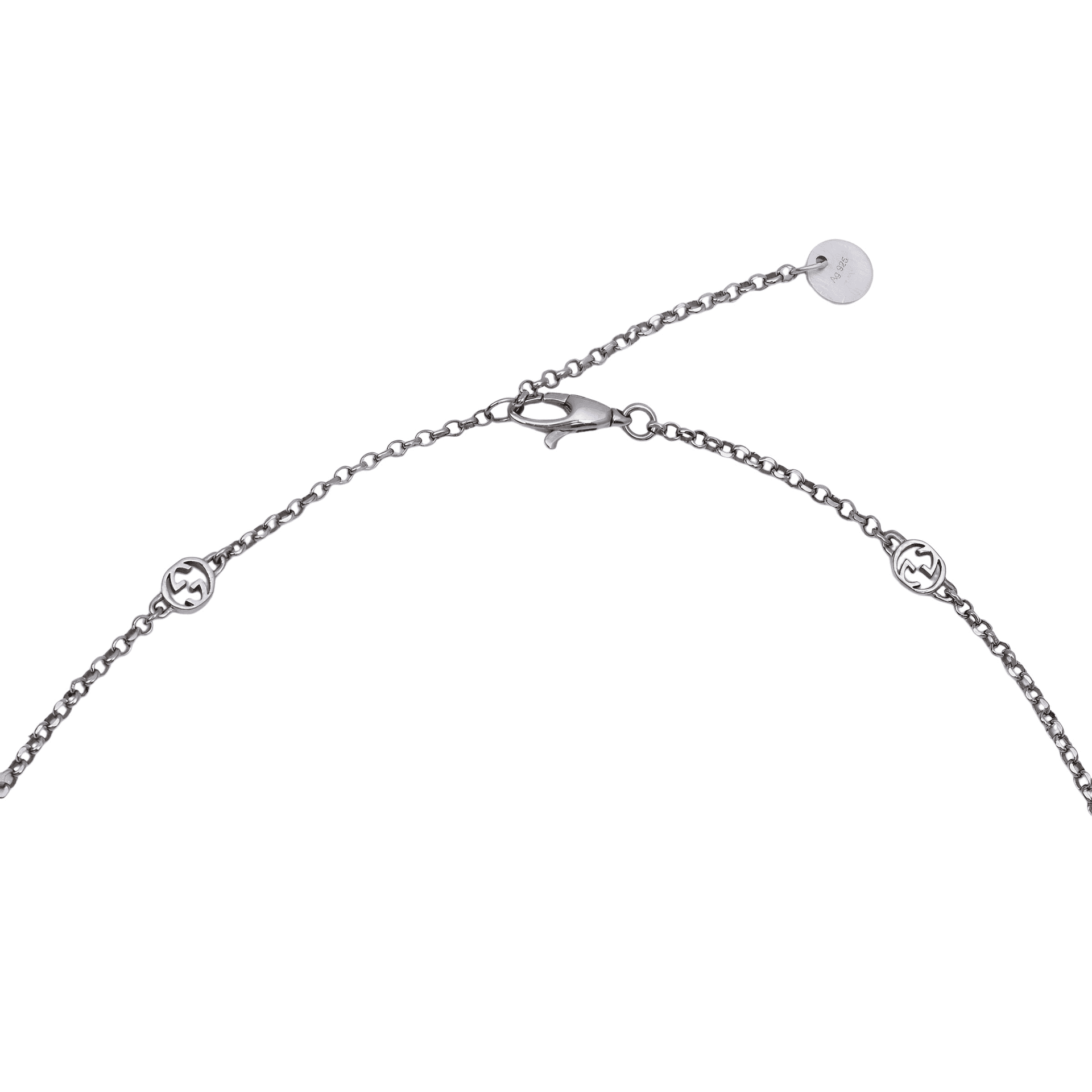Ожерелье GUCCI Necklace Silver - изображение 4