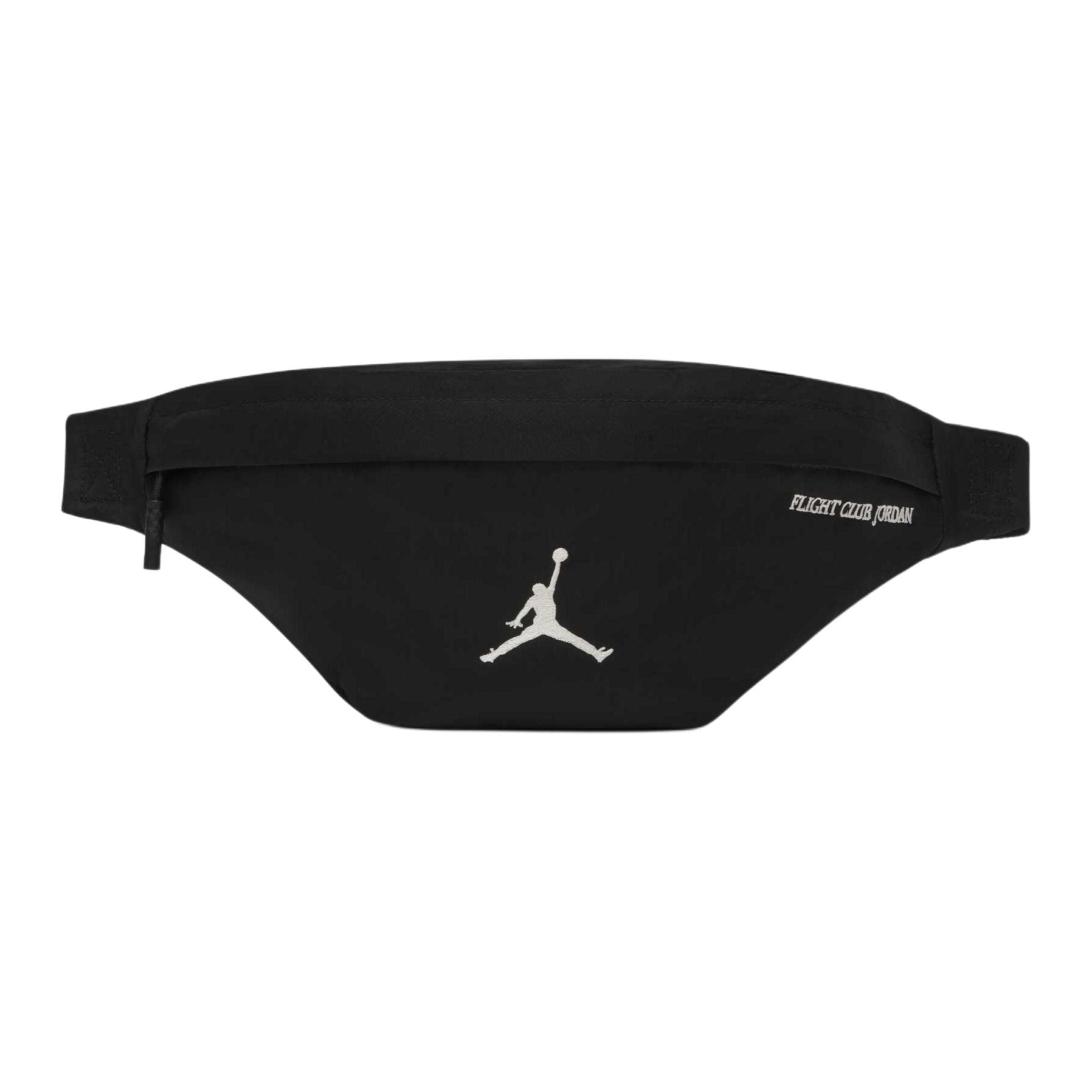 Поясная сумка Jordan Однотонный логотип 100% полиамид Бананка Обычный размер Унисекс Парный Черный - изображение 1